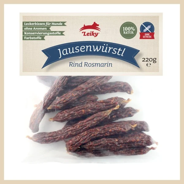 Leiky Jausenwürstl Rind Rosmarin 220g